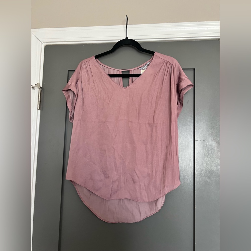 NWT Naked Zebra Mauve Blouse